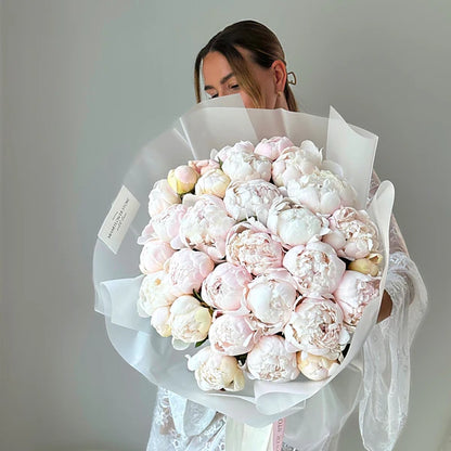 Off White Peony Bouquet