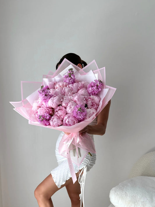 Pretty Pink Peony Bouquet
